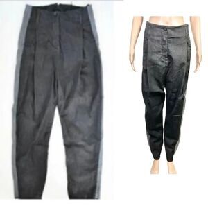 NEW Masada Etichetta Toscana Black Gray High Waisted Jeans Art 6632 size 6